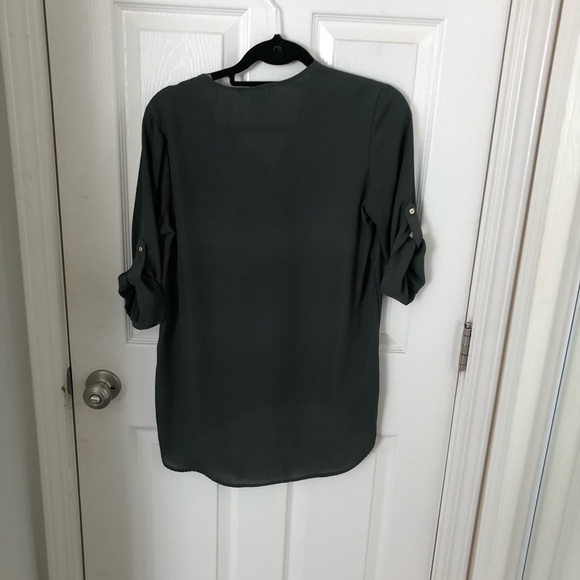 Emerald zipper top - Picture 2 of 2